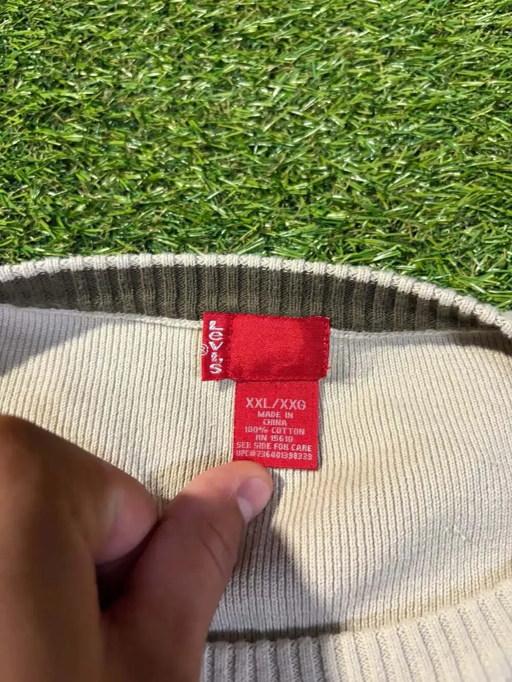 Levi's Men's Ribbed Crew Neck Pullover Sweater